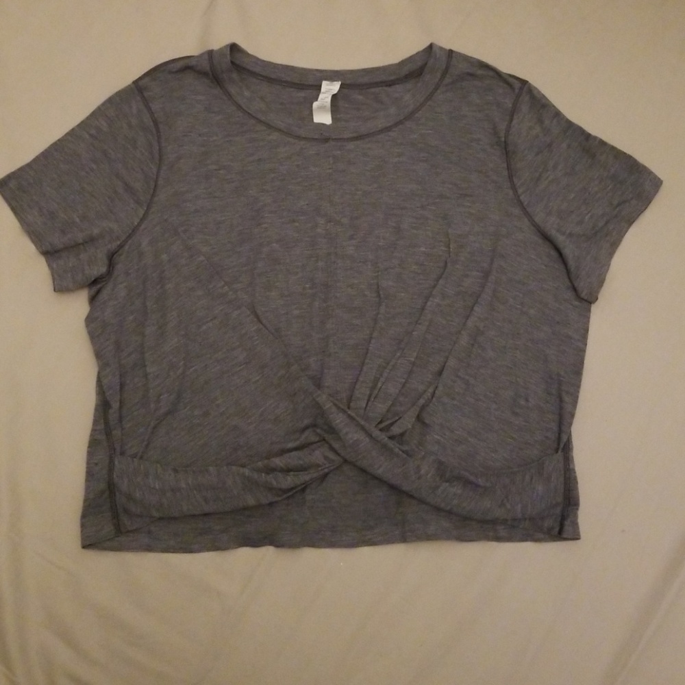 Lululemon Gray Crop Top Size 4